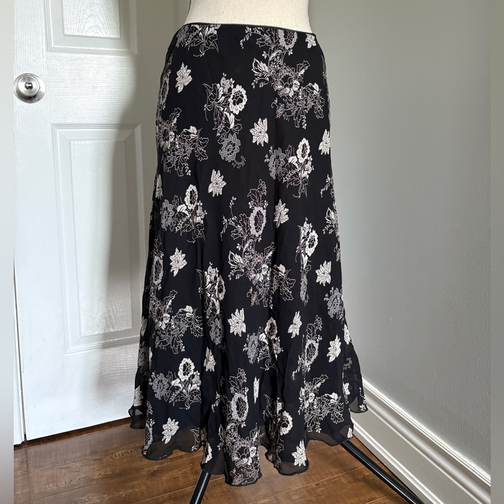 RSVP Black and White Maxi Skirt